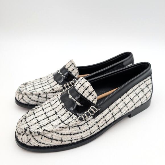 G. H Bass Whitney Tweed Weejuns Penny Loafers Shoes Women's Size US8.5M EU39 - Picture 1 of 12